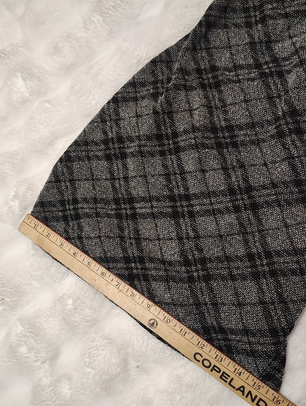Black & Gray Plaid Spaghetti-Strap Mini Dress - Picture 8 of 12